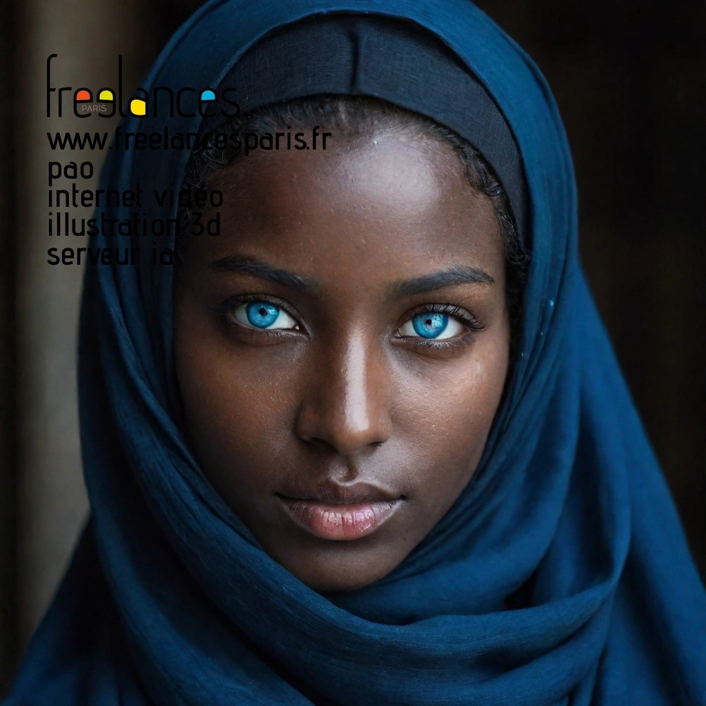 Pao mise en page internet vidéo illustration 3d serveur IA générative AI freelance paris studio de création magazines 7366uri0